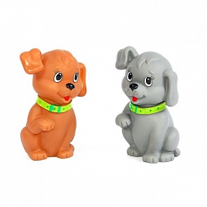 Игрушка для ванной «Собачка», 12 см, в сетке (Затейники, 1103061)